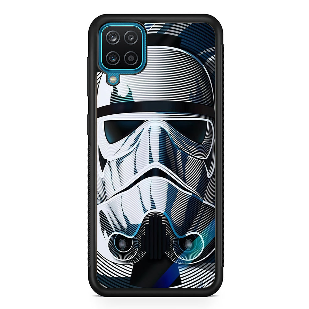 Stormtrooper Face Star Wars Samsung Galaxy A12 Case-Phone Case-Rubber Black (2D Case)-Altracase