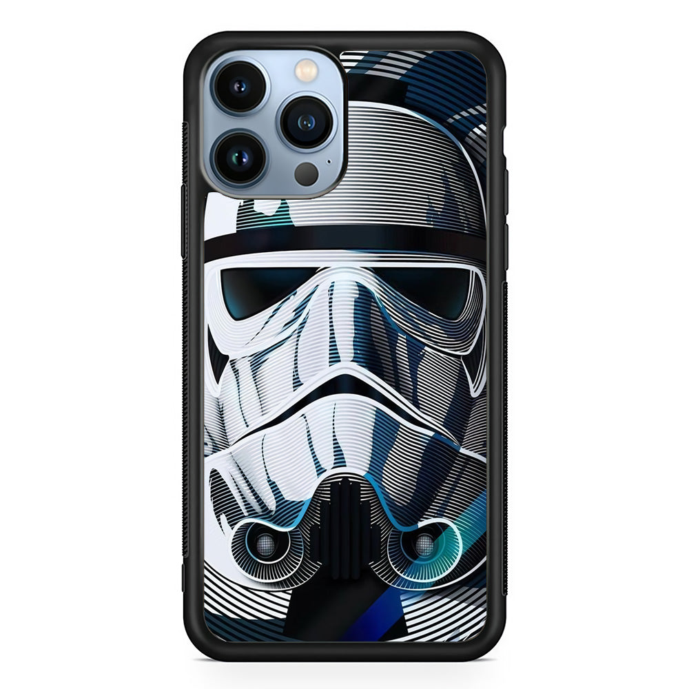 Stormtrooper Face Star Wars iPhone 15 Pro Case-Phone Case-Rubber Black (2D Case)-Altracase