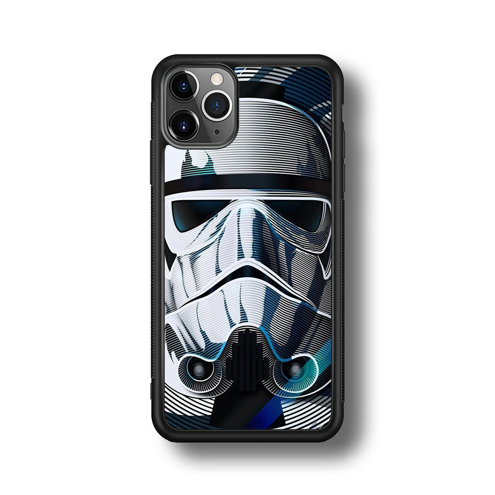 Stormtrooper Face Star Wars iPhone 11 Pro Max Case-Phone Case-Rubber Black (2D Case)-Altracase