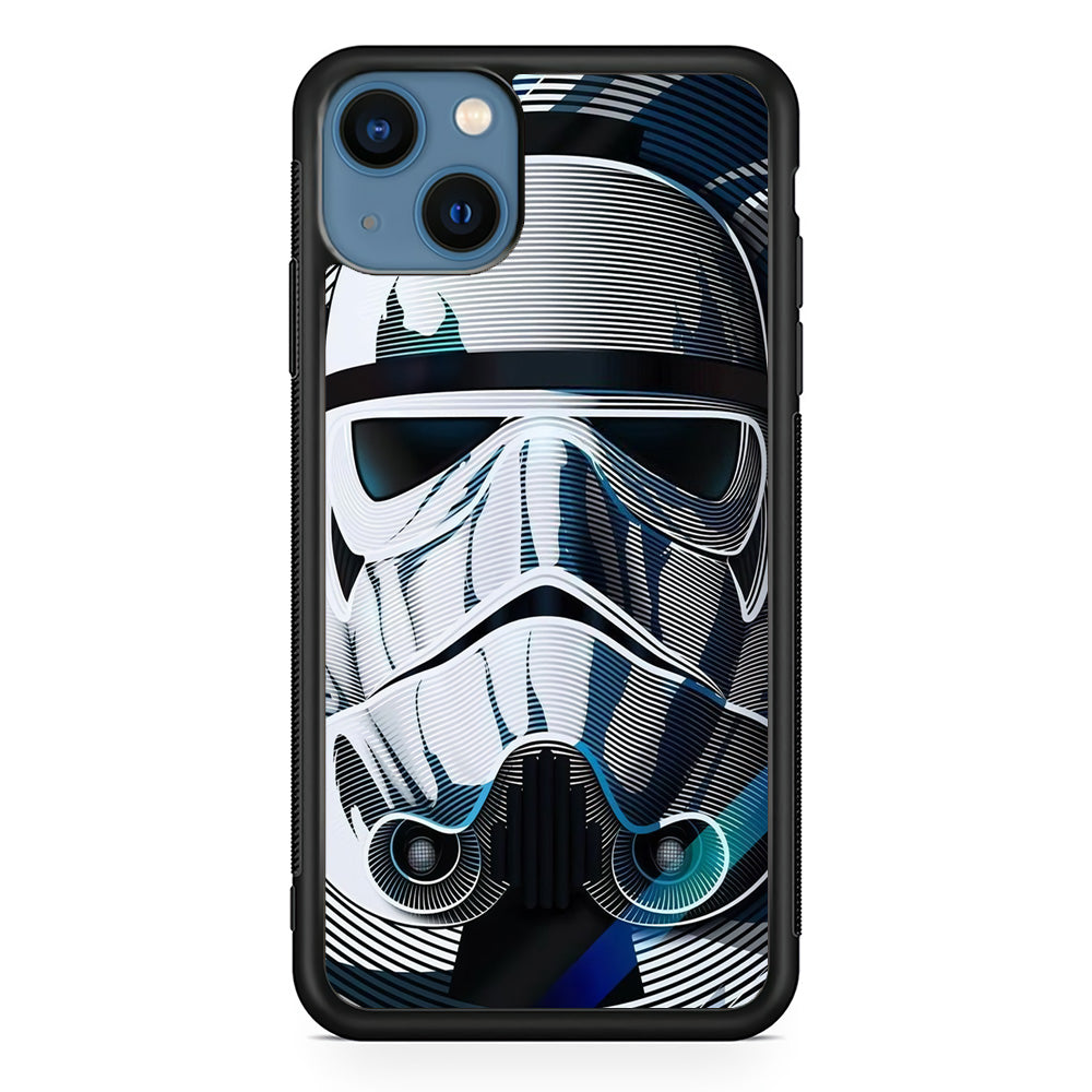 Stormtrooper Face Star Wars iPhone 13 Mini Case-Phone Case-Rubber Black (2D Case)-Altracase