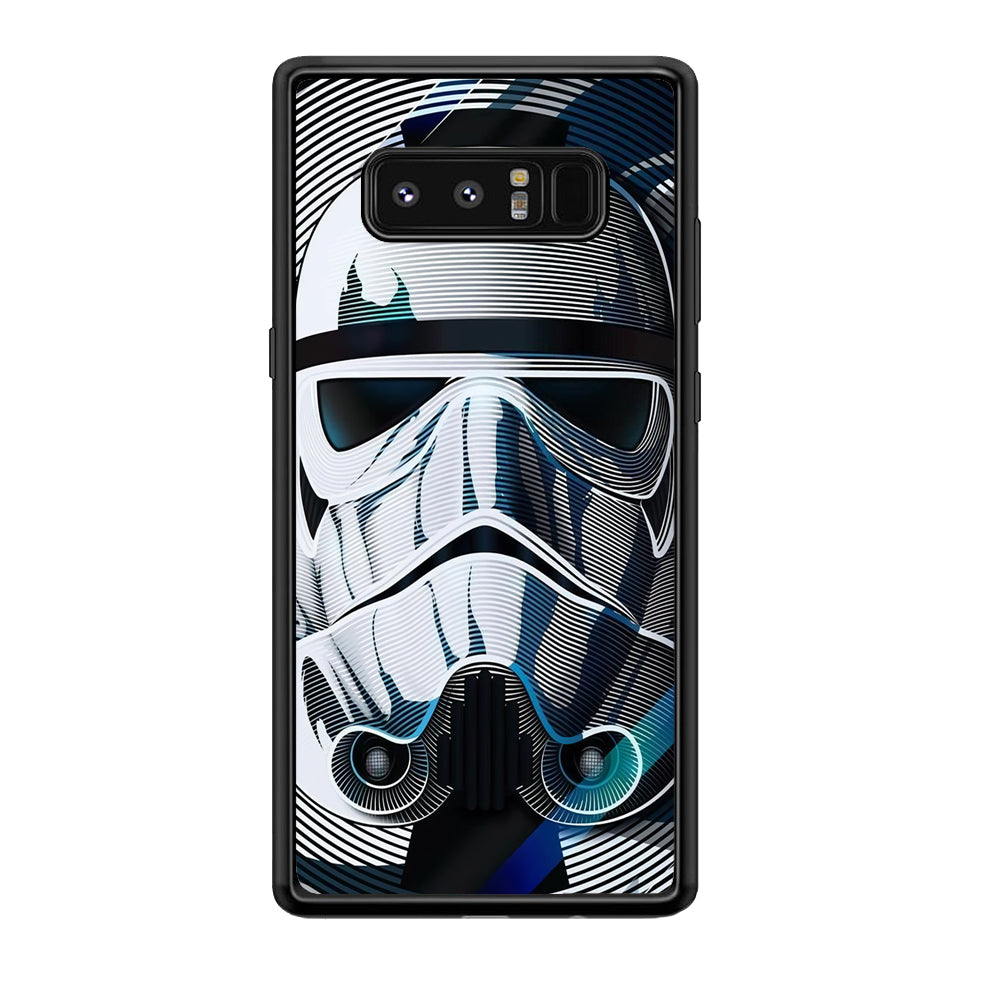 Stormtrooper Face Star Wars Samsung Galaxy Note 8 Case-Phone Case-Rubber Black (2D Case)-Altracase