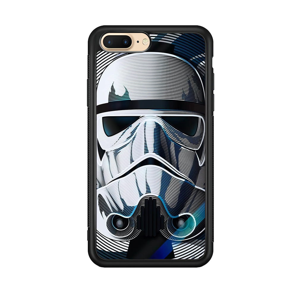 Stormtrooper Face Star Wars iPhone 8 Plus Case-Phone Case-Rubber Black (2D Case)-Altracase