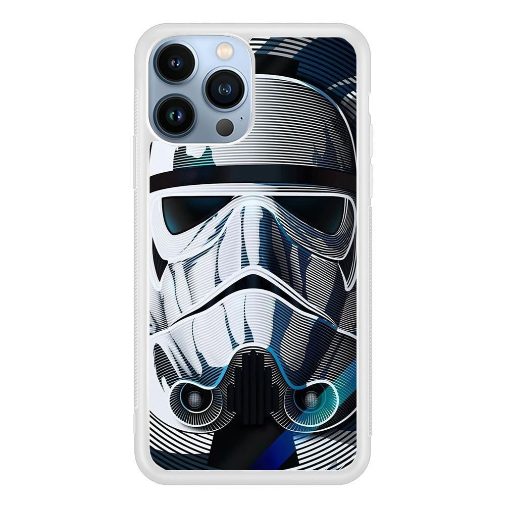 Stormtrooper Face Star Wars iPhone 15 Pro Case-Phone Case-Rubber White (2D Case)-Altracase