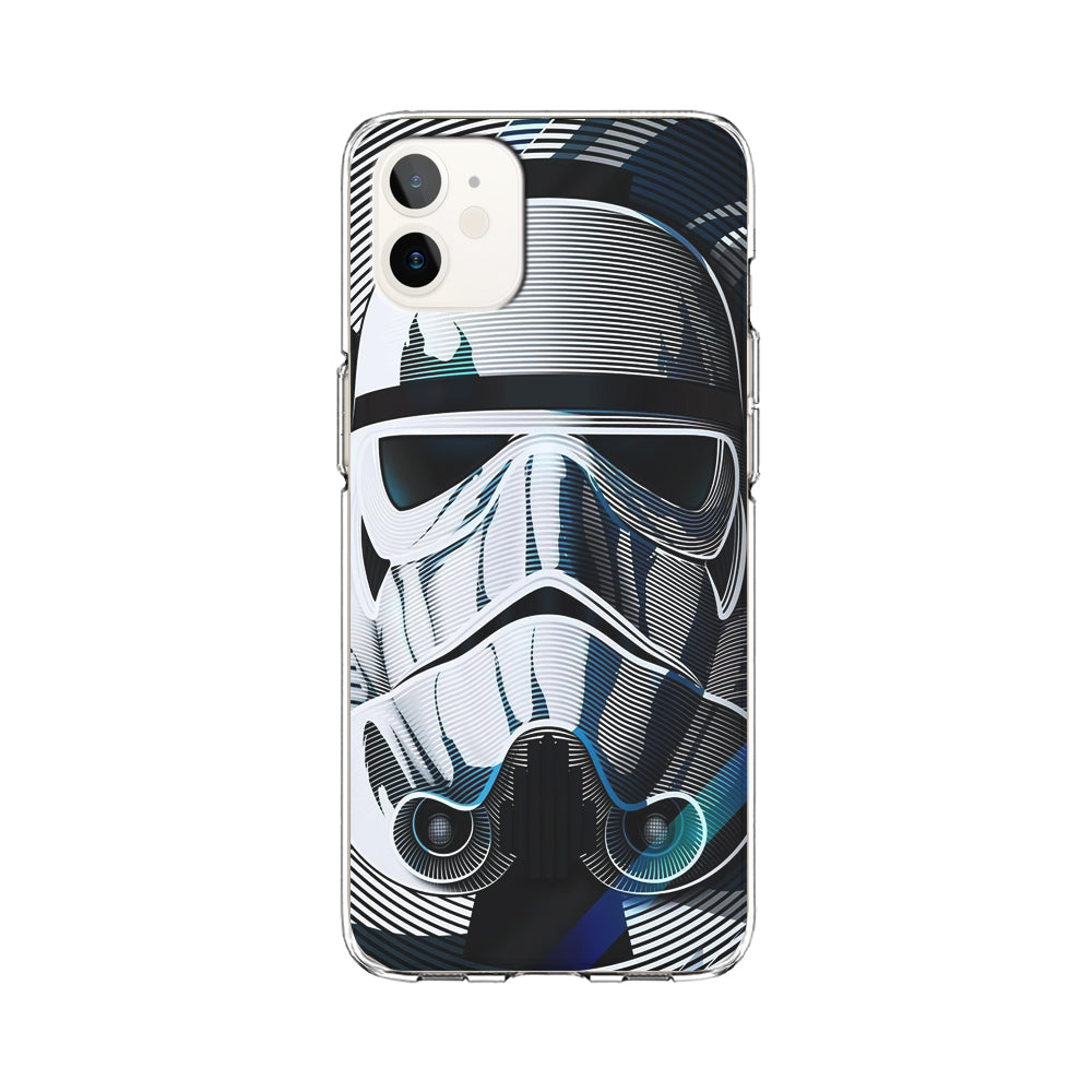 Stormtrooper Face Star Wars iPhone 12 Mini Case-Phone Case-Clear Soft Case-Altracase