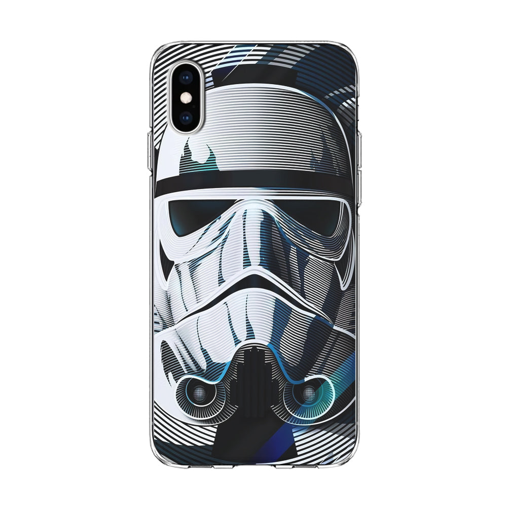 Stormtrooper Face Star Wars iPhone Xs Case-Phone Case-Clear Soft Case-Altracase