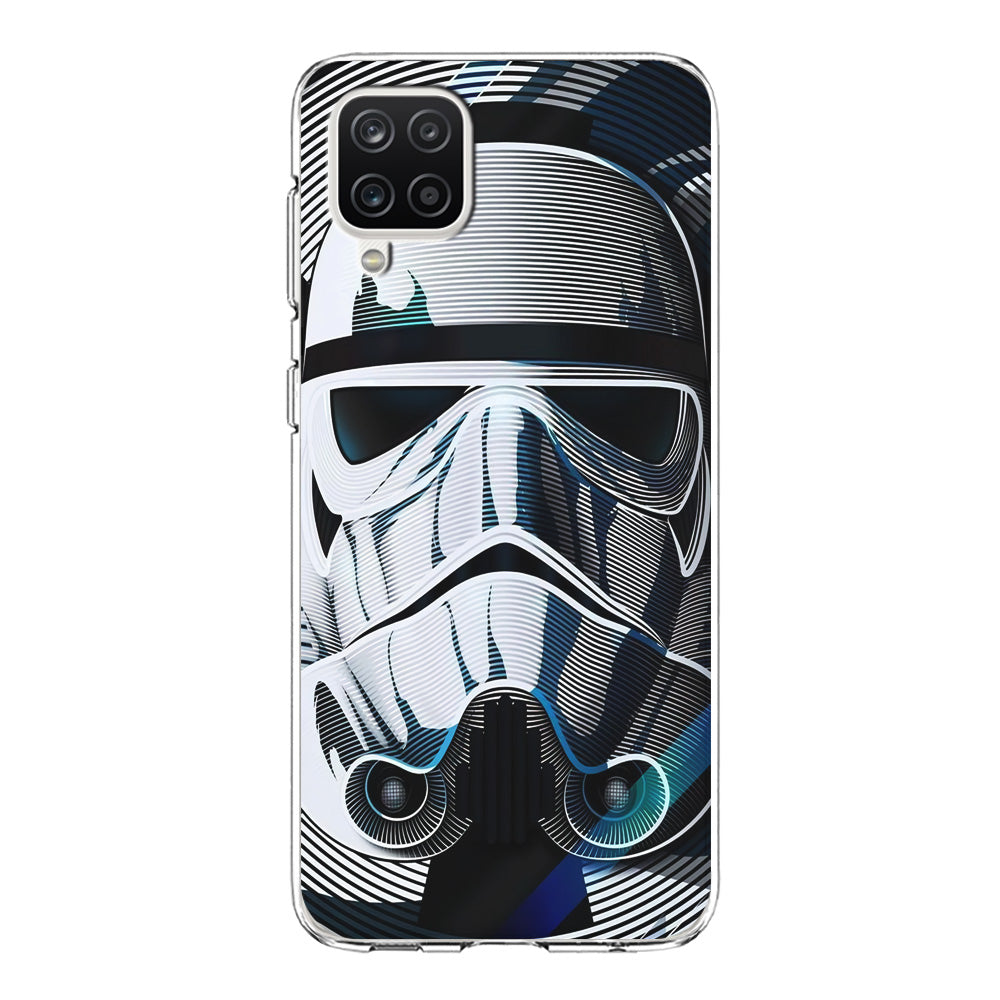 Stormtrooper Face Star Wars Samsung Galaxy A12 Case-Phone Case-Clear Soft Case-Altracase