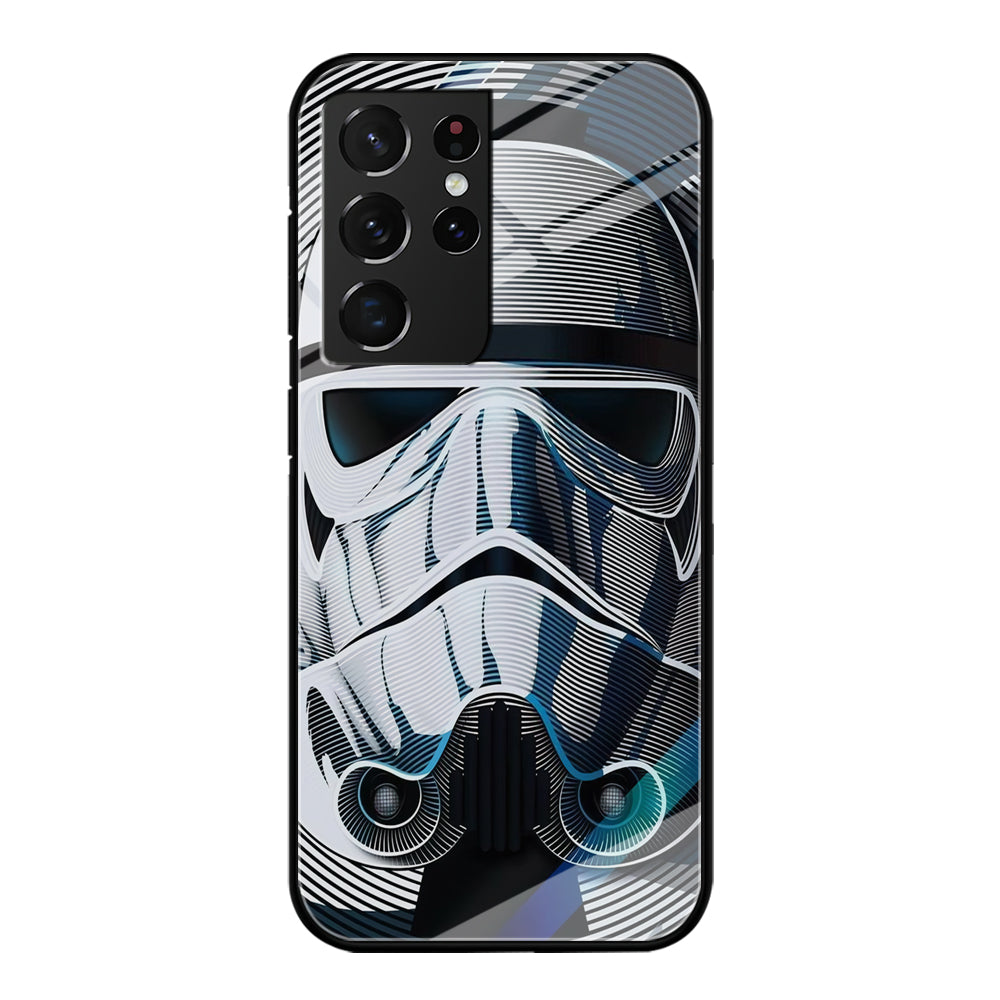 Stormtrooper Face Star Wars Samsung Galaxy S21 Ultra Case-Phone Case-Tempered Glass Case-Altracase