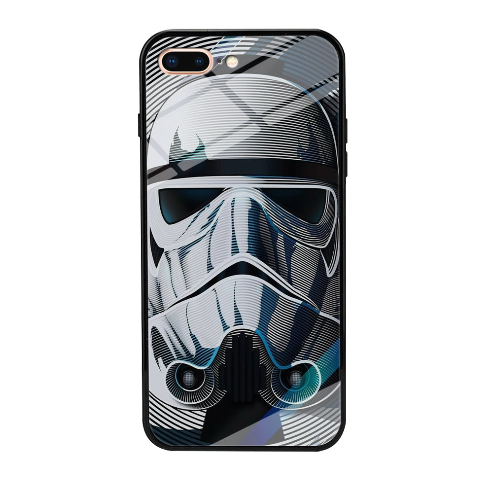 Stormtrooper Face Star Wars iPhone 8 Plus Case-Phone Case-Tempered Glass Case-Altracase
