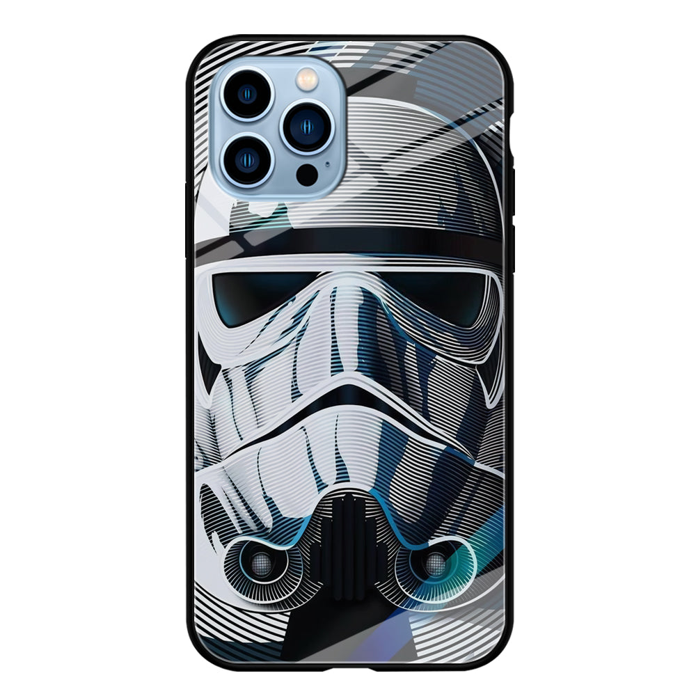 Stormtrooper Face Star Wars iPhone 13 Pro Max Case-Phone Case-Tempered Glass Case-Altracase