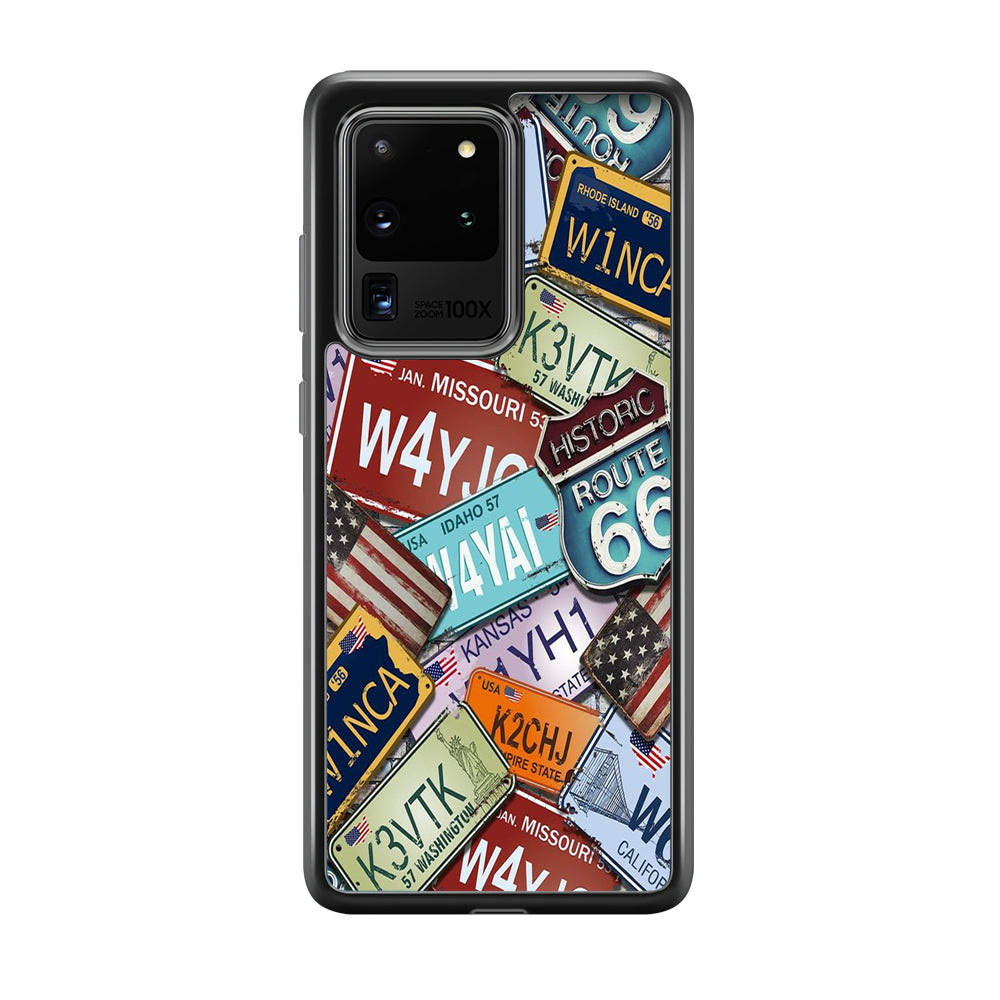 Street Signs USA Samsung Galaxy S20 Ultra Case-Phone Case-Tempered Glass Case-Altracase