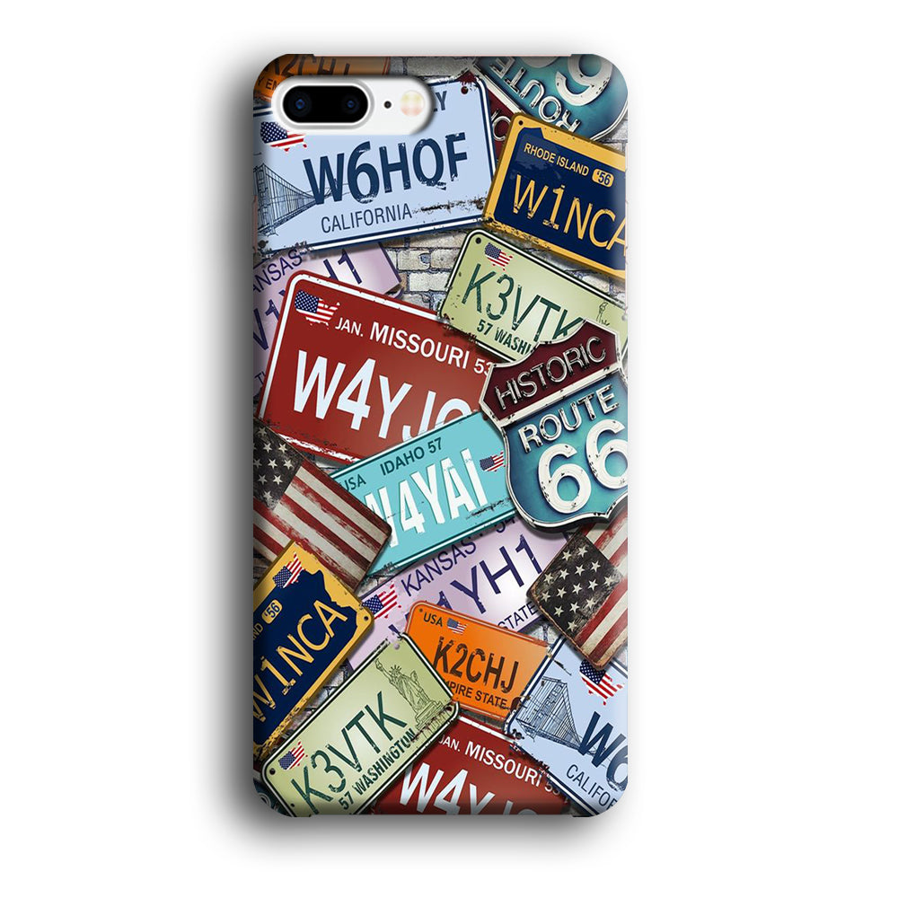 Street Signs USA iPhone 8 Plus Case-Phone Case-3D Case-Altracase