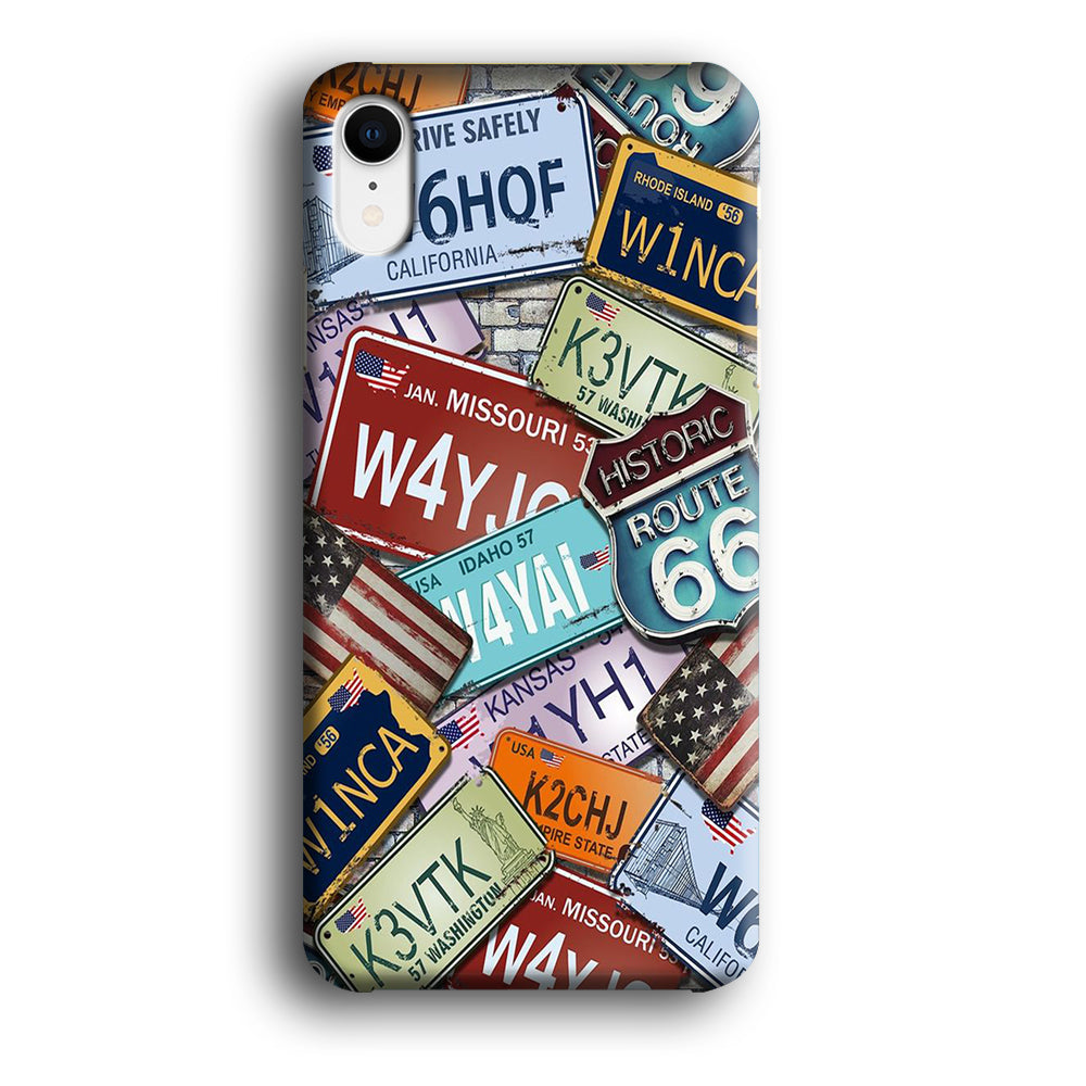 Street Signs USA iPhone XR Case-Phone Case-3D Case-Altracase