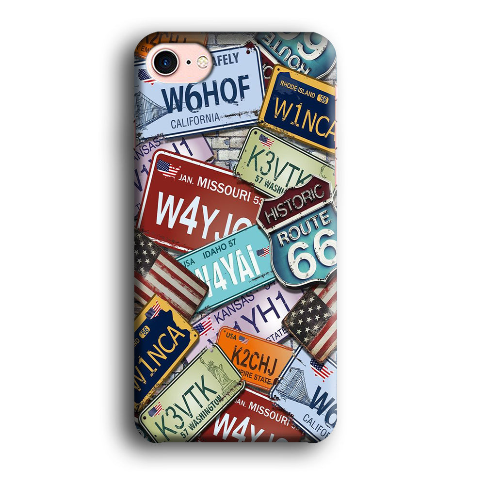 Street Signs USA iPhone SE 2020 Case-Phone Case-3D Case-Altracase