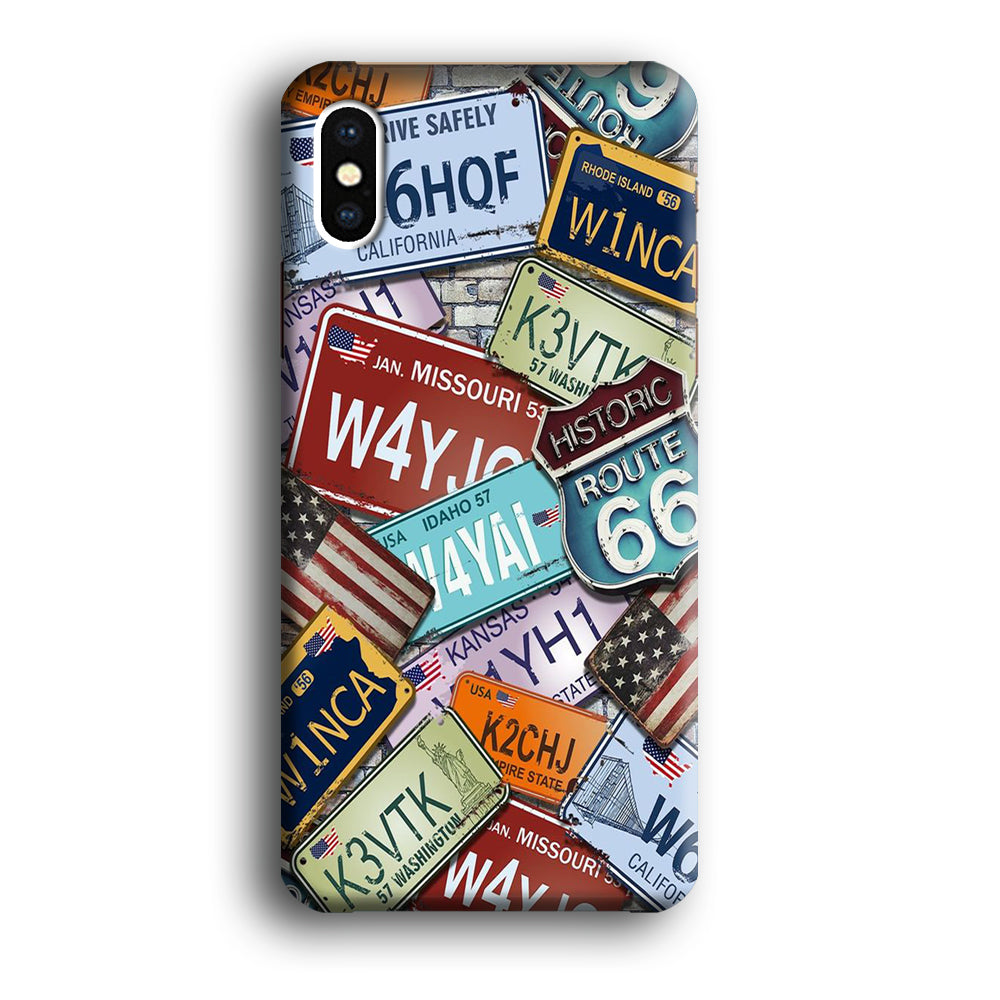 Street Signs USA iPhone X Case-Phone Case-3D Case-Altracase