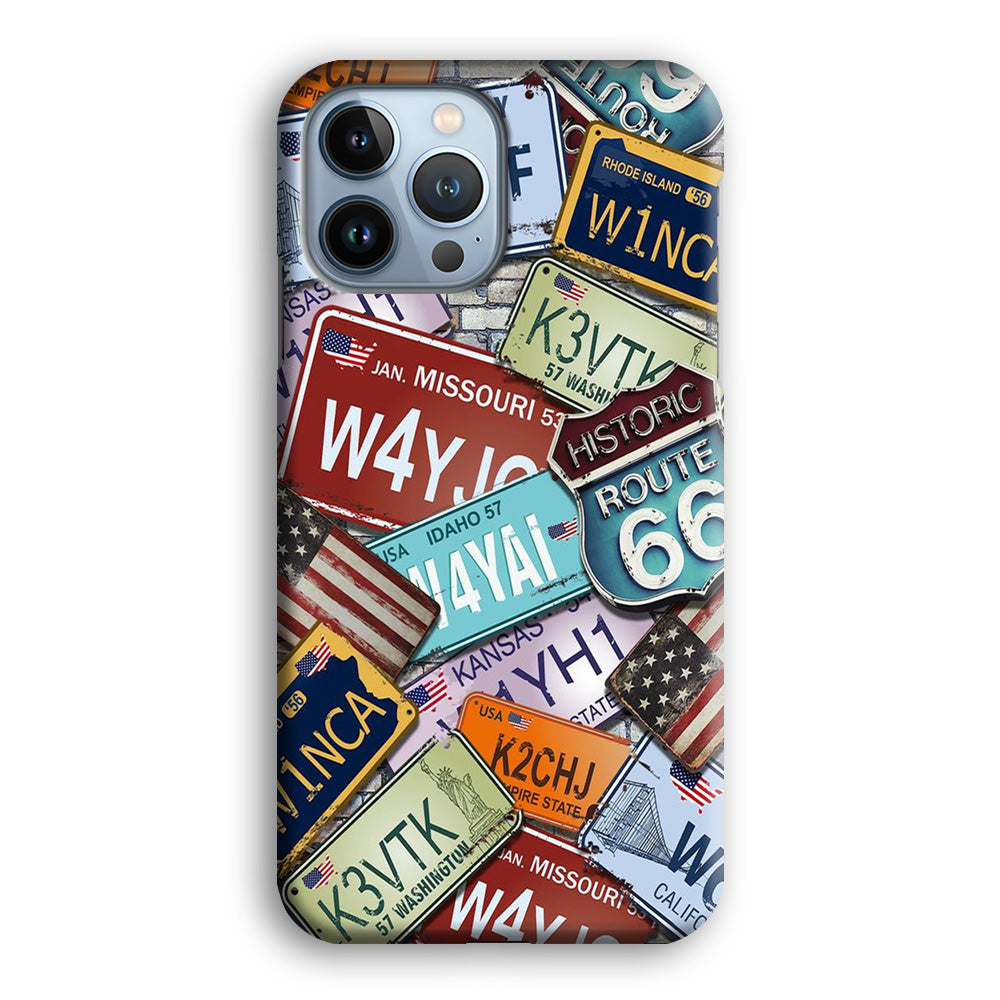Street Signs USA iPhone 14 Pro Max Case-Phone Case-3D Case-Altracase