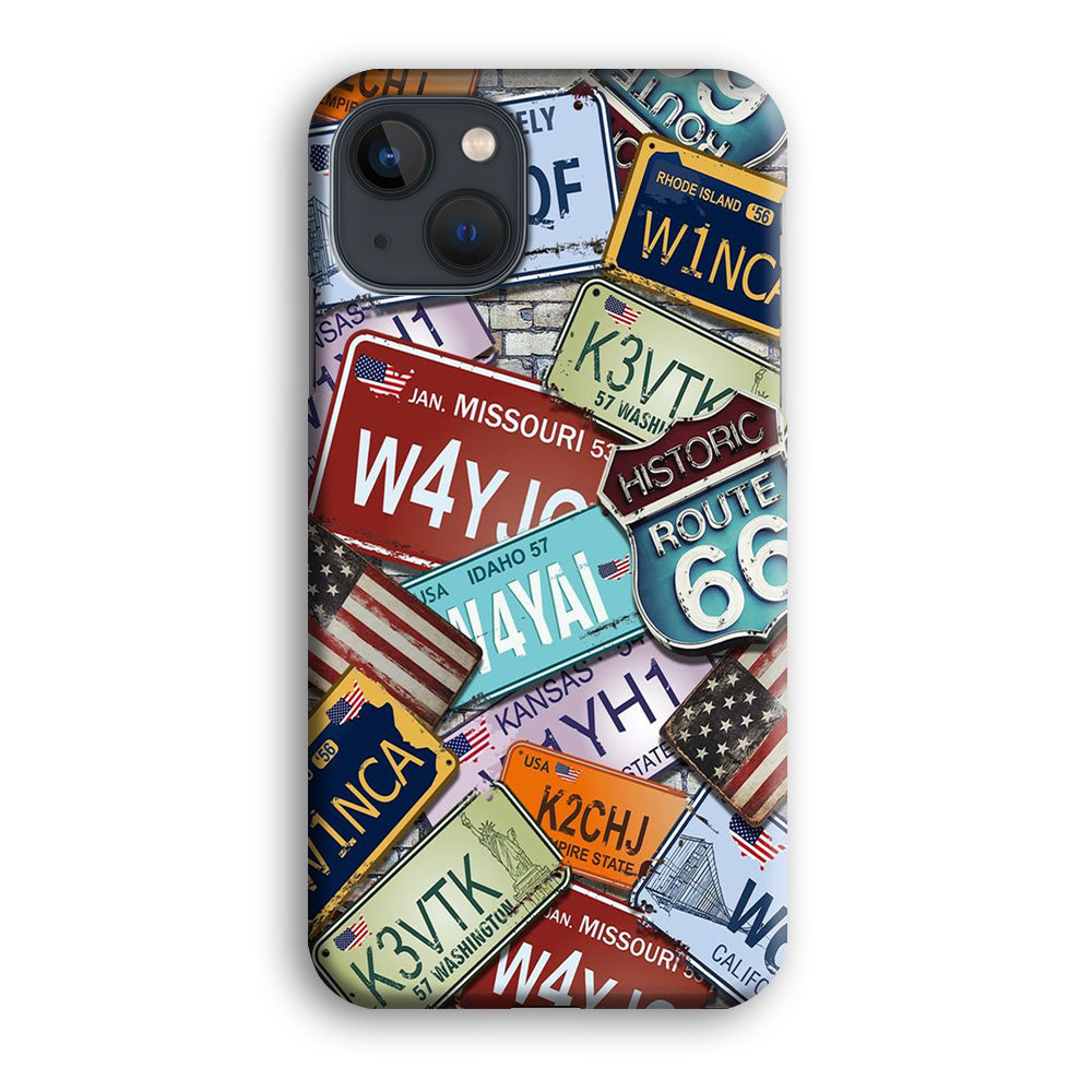 Street Signs USA iPhone 13 Mini Case-Phone Case-3D Case-Altracase