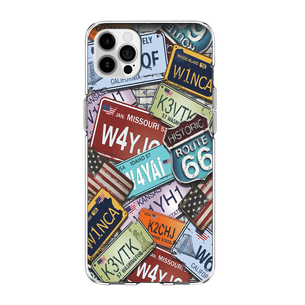 Street Signs USA iPhone 13 Pro Case-Phone Case-Clear Soft Case-Altracase