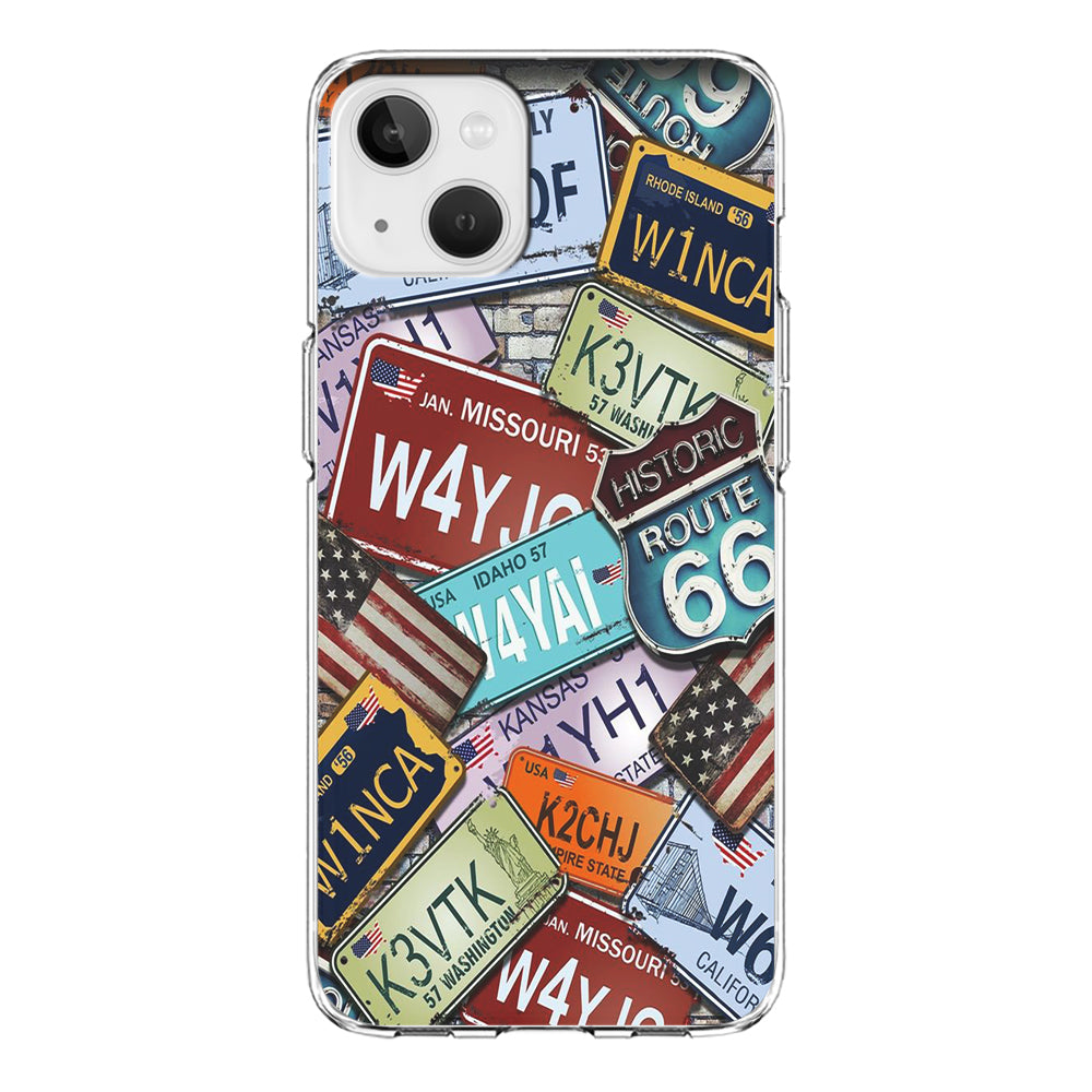 Street Signs USA iPhone 13 Mini Case-Phone Case-Clear Soft Case-Altracase