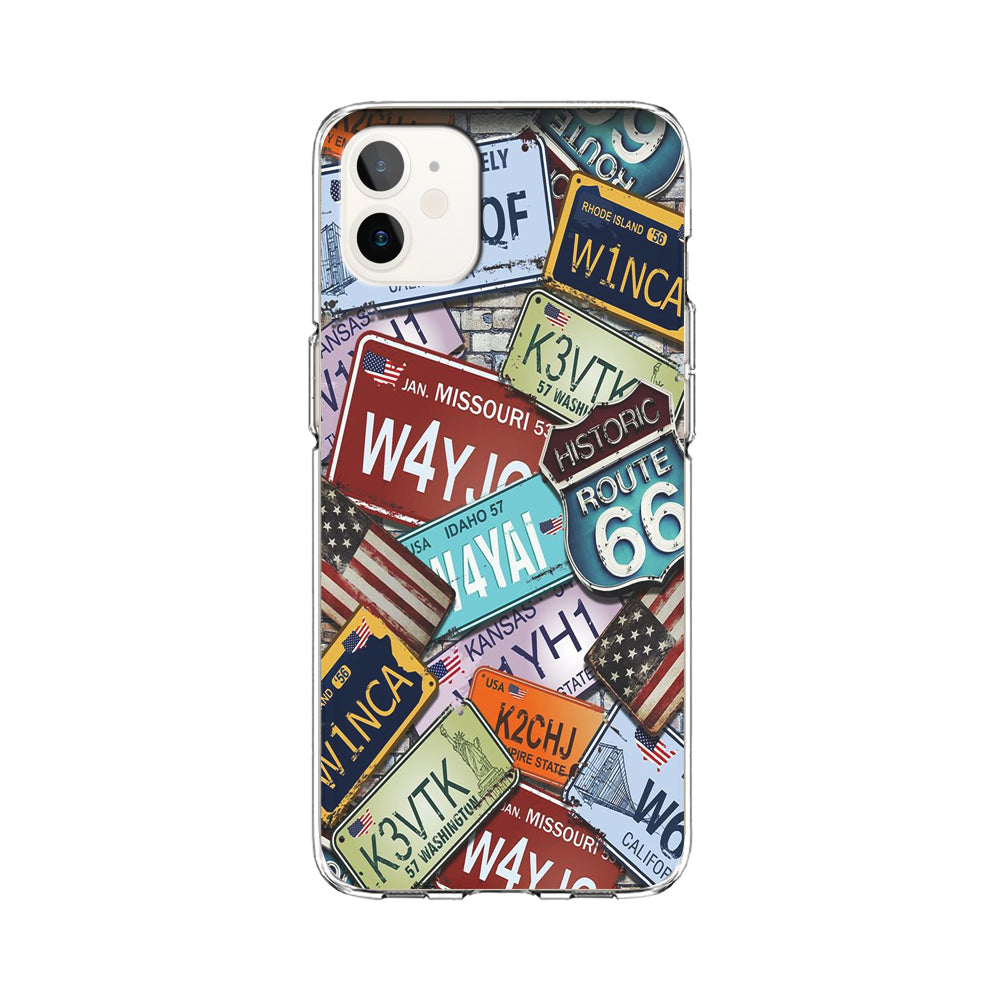 Street Signs USA iPhone 12 Case-Phone Case-Clear Soft Case-Altracase