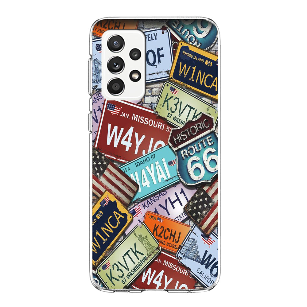 Street Signs USA Samsung Galaxy A72 Case-Phone Case-Clear Soft Case-Altracase
