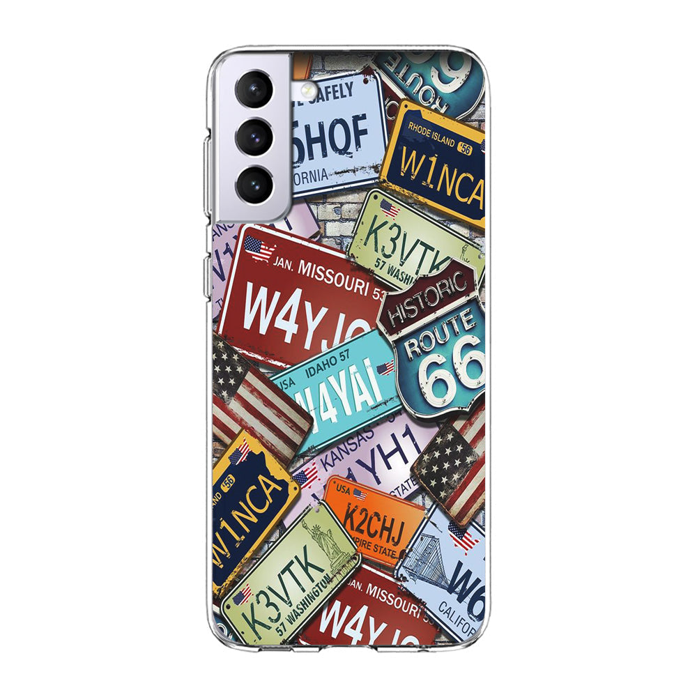 Street Signs USA Samsung Galaxy S24 Plus Case-Phone Case-Clear Soft Case-Altracase
