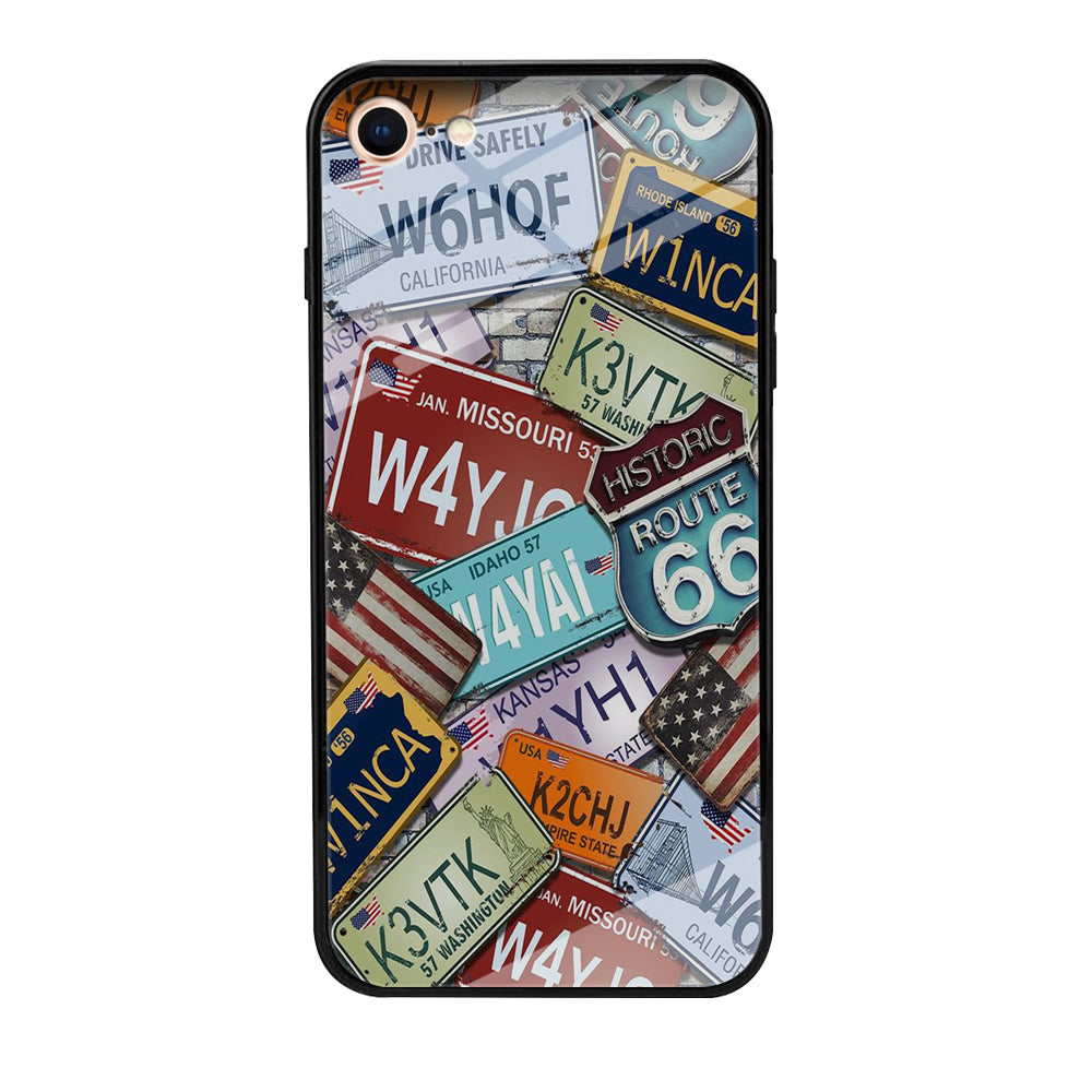 Street Signs USA iPhone SE 2020 Case-Phone Case-Tempered Glass Case-Altracase