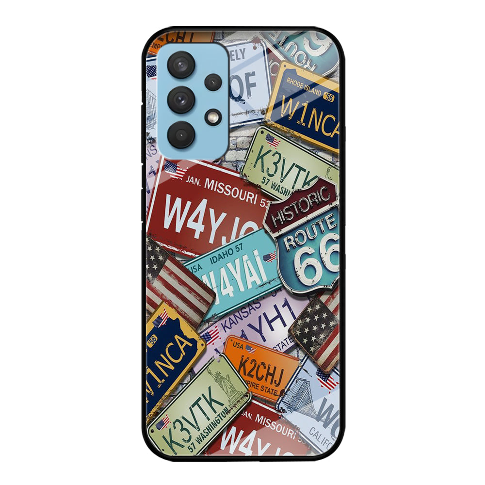 Street Signs USA Samsung Galaxy A32 Case-Phone Case-Tempered Glass Case-Altracase