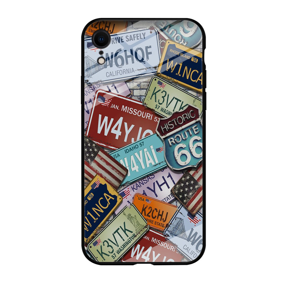 Street Signs USA iPhone XR Case-Phone Case-Tempered Glass Case-Altracase