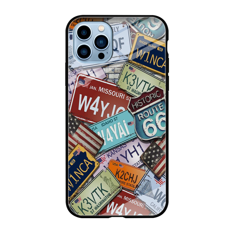 Street Signs USA iPhone 12 Pro Max Case-Phone Case-Tempered Glass Case-Altracase