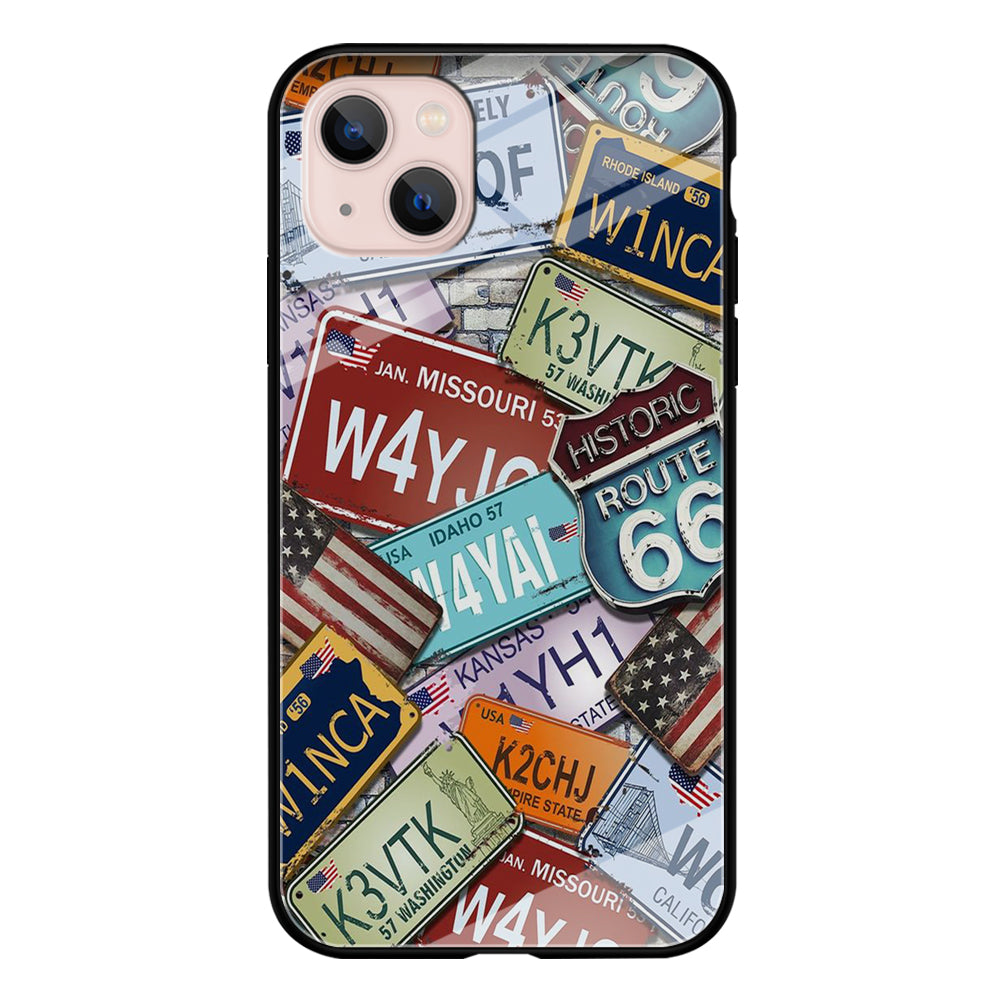 Street Signs USA iPhone 15 Case-Phone Case-Tempered Glass Case-Altracase
