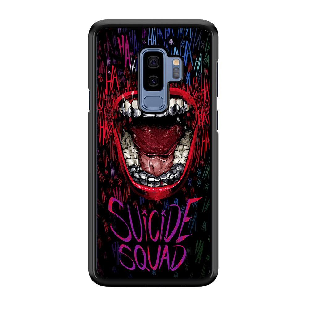 Suicide Squad Art Samsung Galaxy S9 Plus Case-Phone Case-Rubber Black (2D Case)-Altracase