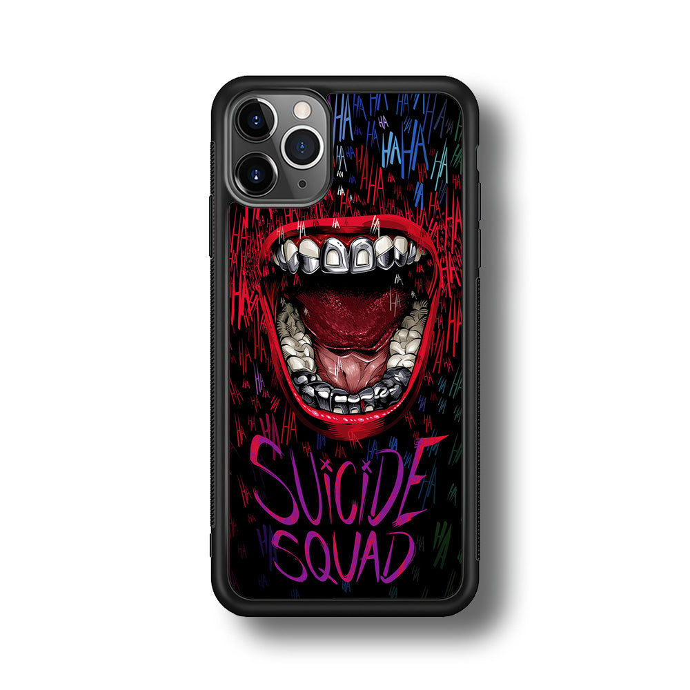 Suicide Squad Art iPhone 11 Pro Max Case-Phone Case-Rubber Black (2D Case)-Altracase