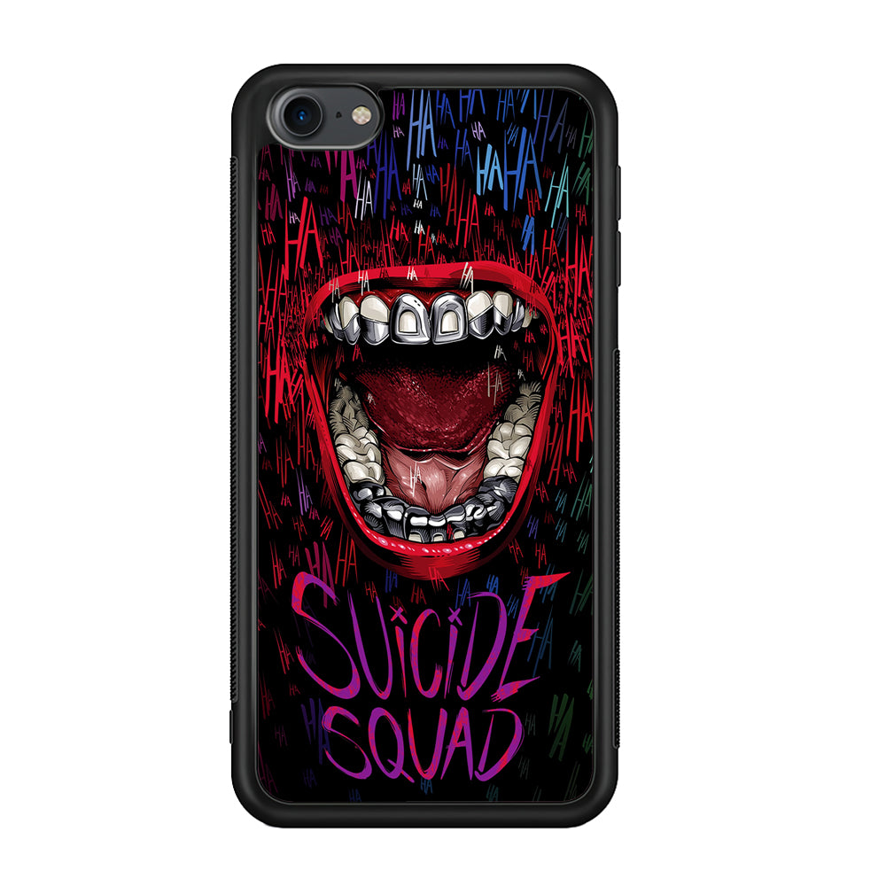 Suicide Squad Art iPod Touch 6 Case-Phone Case-Rubber Black (2D Case)-Altracase