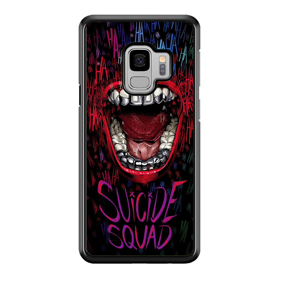 Suicide Squad Art Samsung Galaxy S9 Case-Phone Case-Rubber Black (2D Case)-Altracase