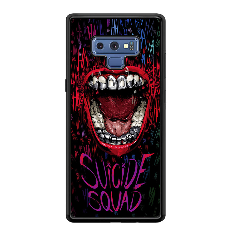 Suicide Squad Art Samsung Galaxy Note 9 Case-Phone Case-Rubber Black (2D Case)-Altracase
