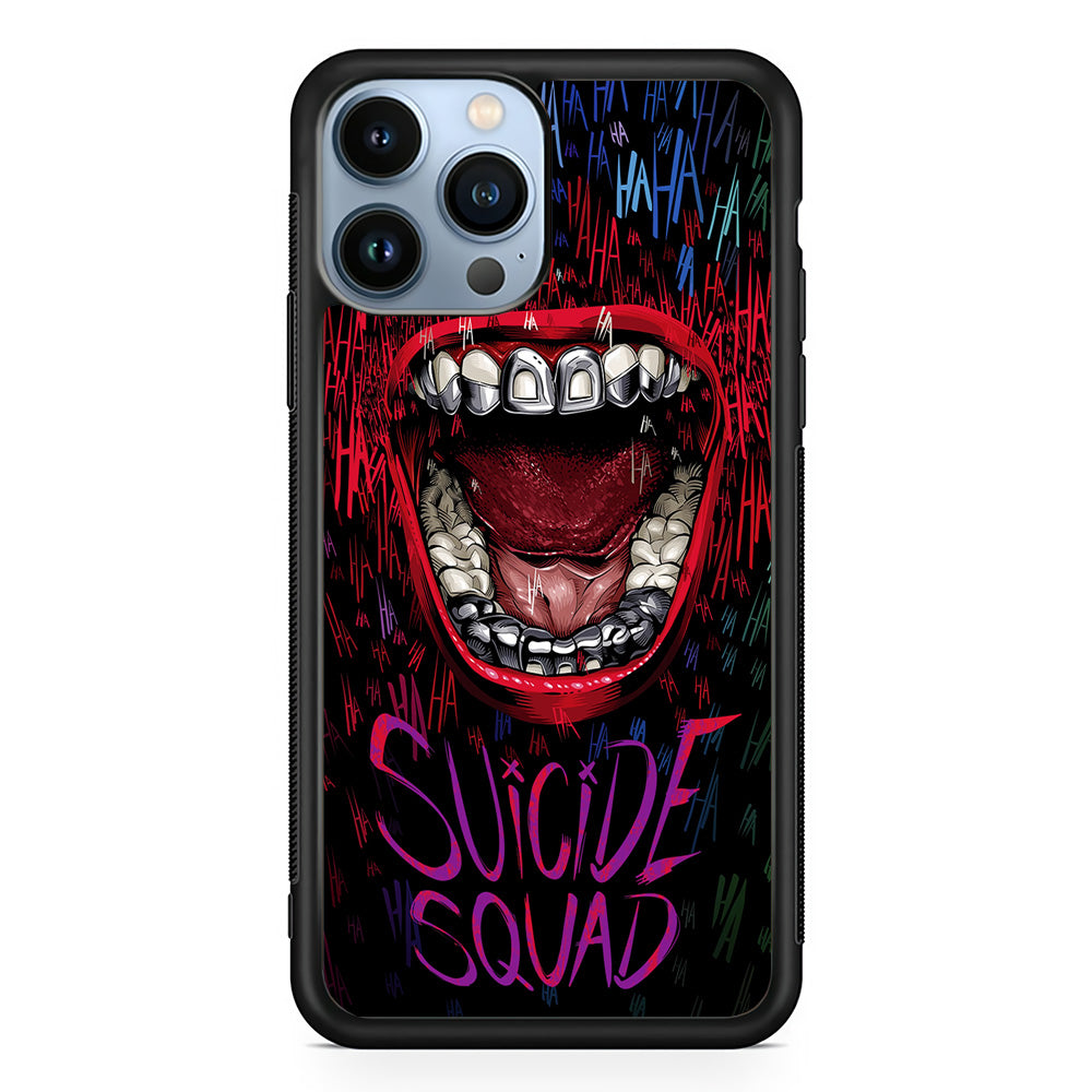 Suicide Squad Art iPhone 15 Pro Max Case-Phone Case-Rubber Black (2D Case)-Altracase
