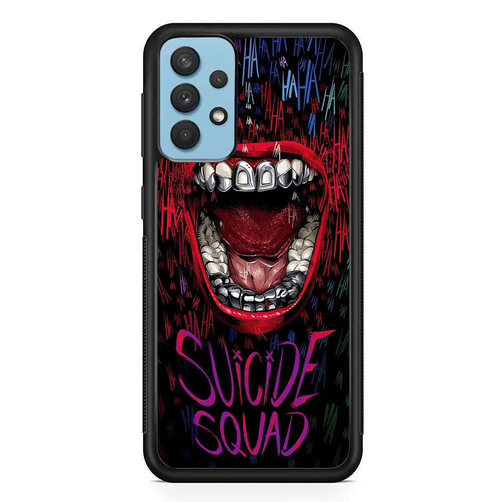 Suicide Squad Art Samsung Galaxy A32 Case-Phone Case-Rubber Black (2D Case)-Altracase