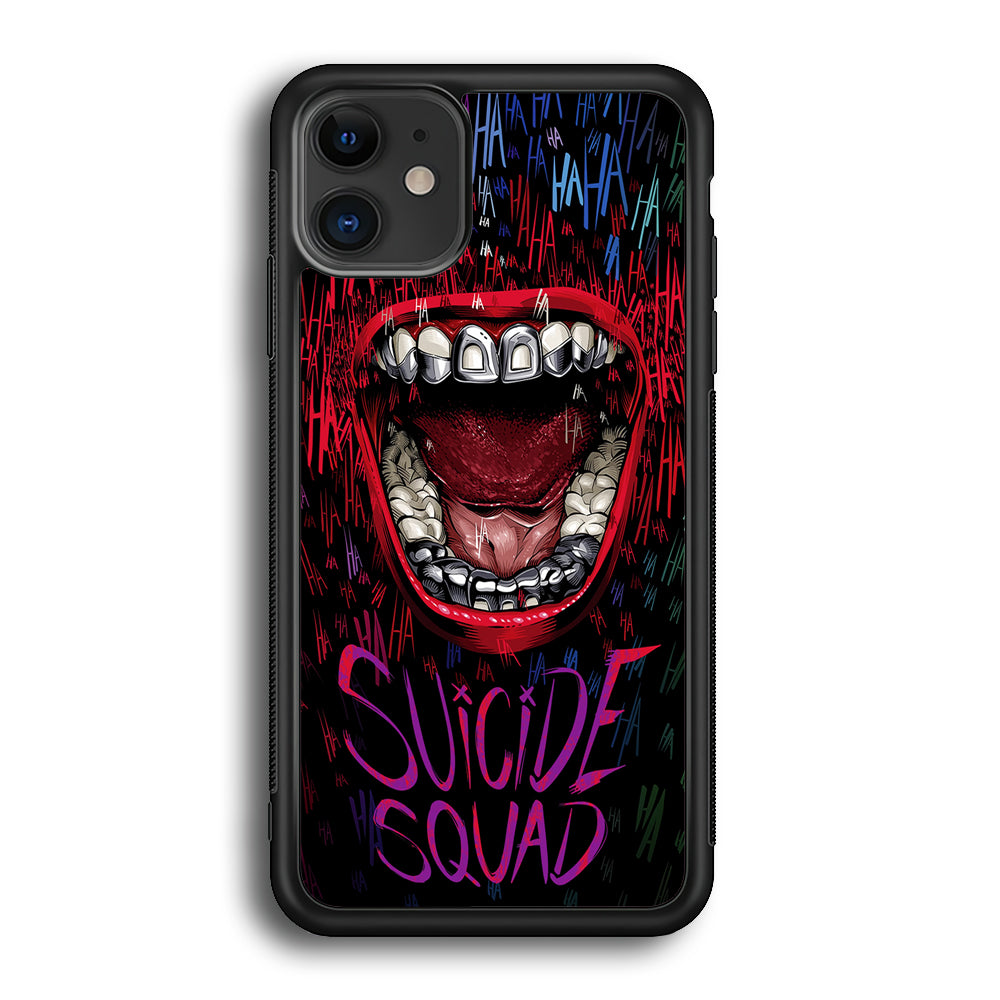 Suicide Squad Art iPhone 12 Mini Case-Phone Case-Rubber Black (2D Case)-Altracase