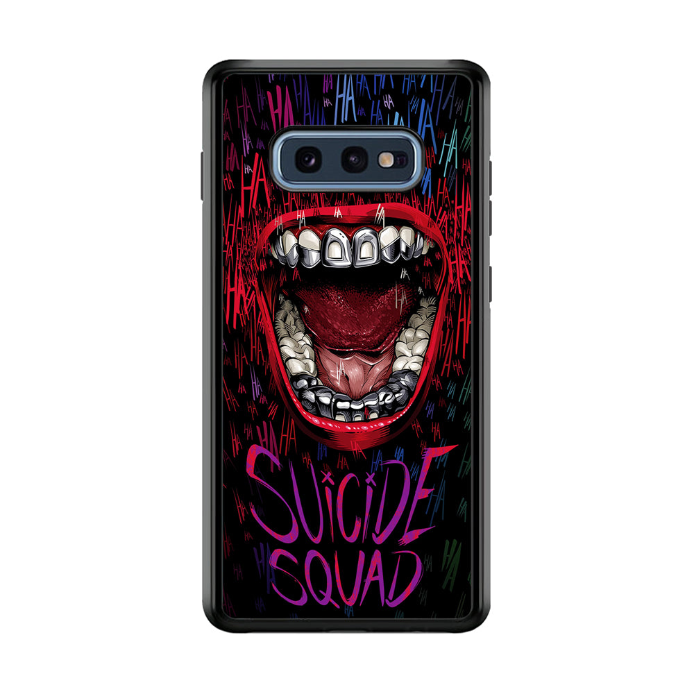 Suicide Squad Art Samsung Galaxy S10E Case-Phone Case-Rubber Black (2D Case)-Altracase