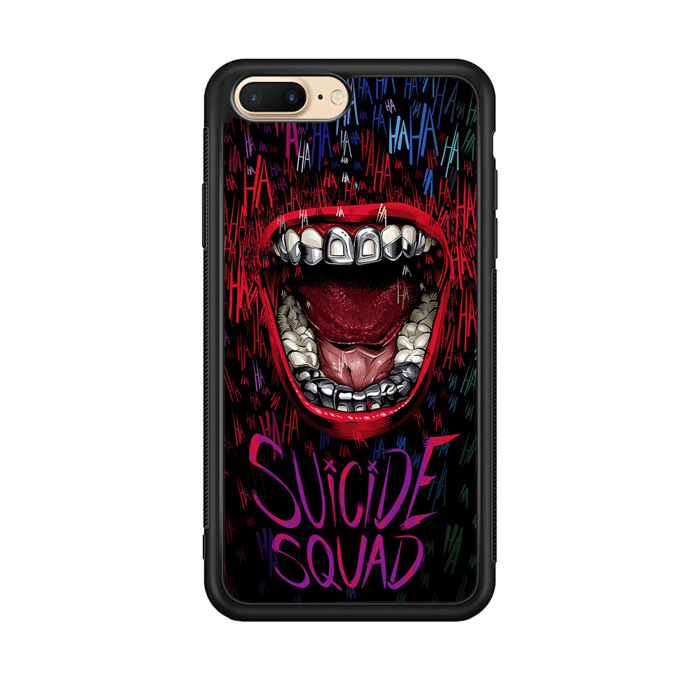 Suicide Squad Art iPhone 8 Plus Case-Phone Case-Rubber Black (2D Case)-Altracase