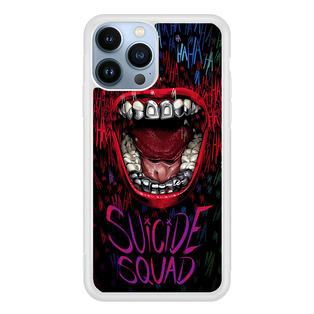 Suicide Squad Art iPhone 15 Pro Max Case-Phone Case-Rubber White (2D Case)-Altracase