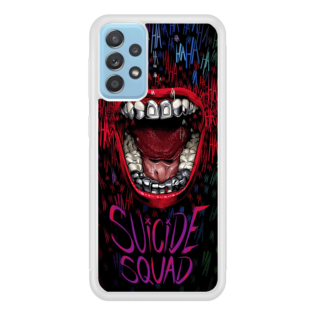 Suicide Squad Art Samsung Galaxy A52 Case-Phone Case-Rubber White (2D Case)-Altracase