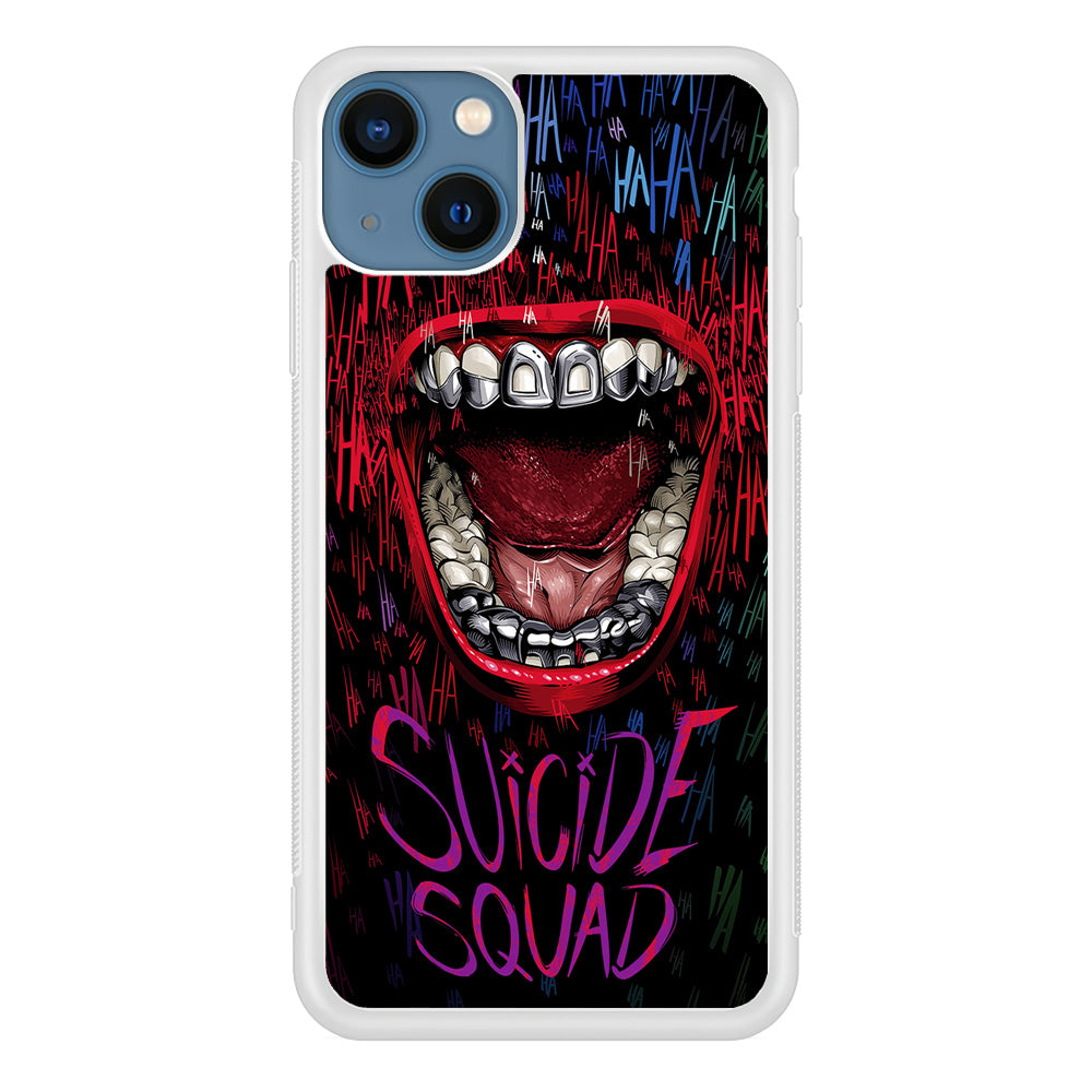 Suicide Squad Art iPhone 13 Mini Case-Phone Case-Rubber White (2D Case)-Altracase