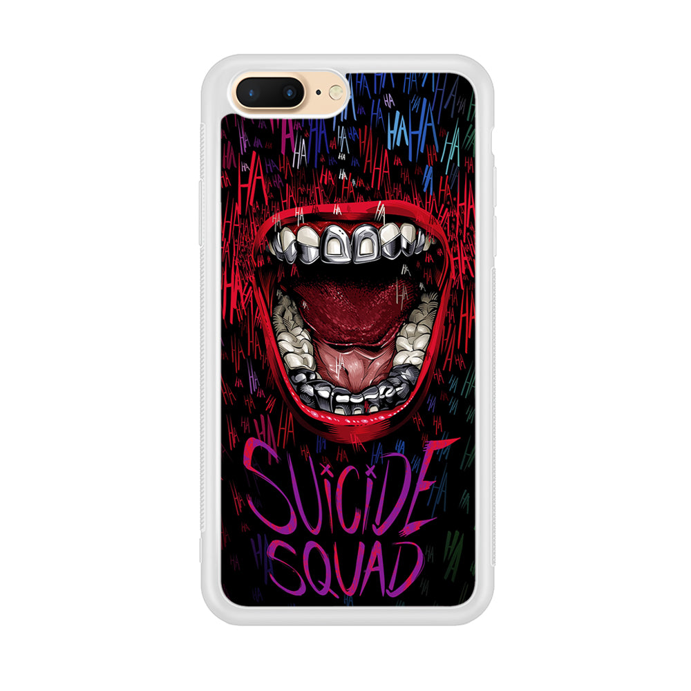 Suicide Squad Art iPhone 8 Plus Case-Phone Case-Rubber White (2D Case)-Altracase