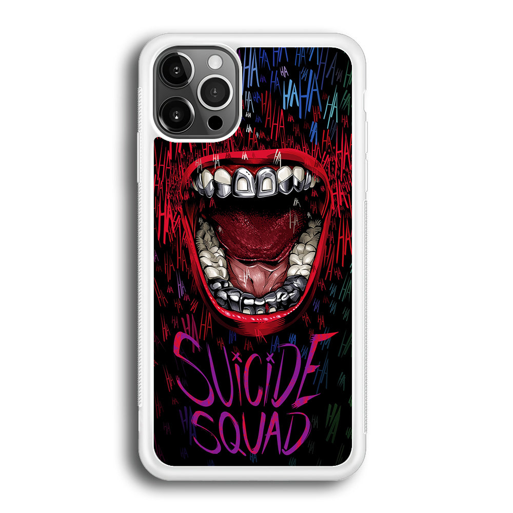Suicide Squad Art iPhone 12 Pro Max Case-Phone Case-Rubber White (2D Case)-Altracase