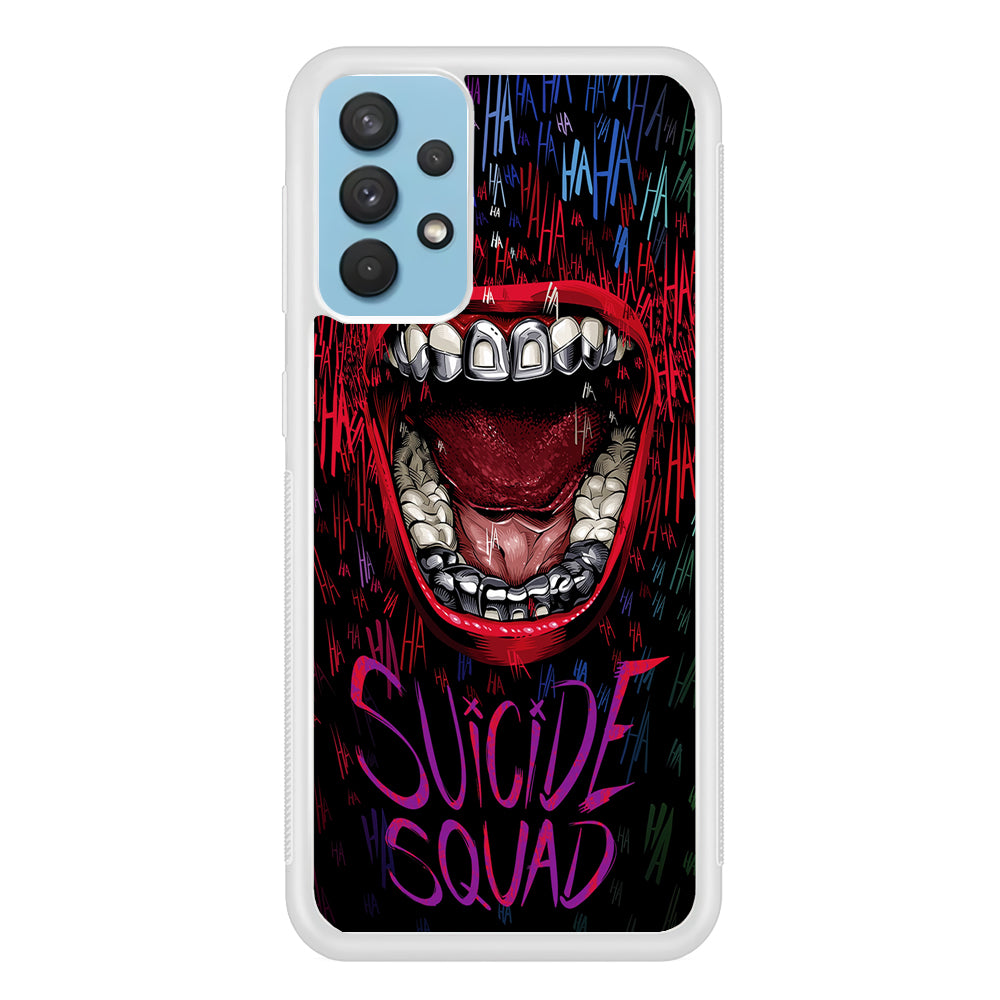 Suicide Squad Art Samsung Galaxy A32 Case-Phone Case-Rubber White (2D Case)-Altracase