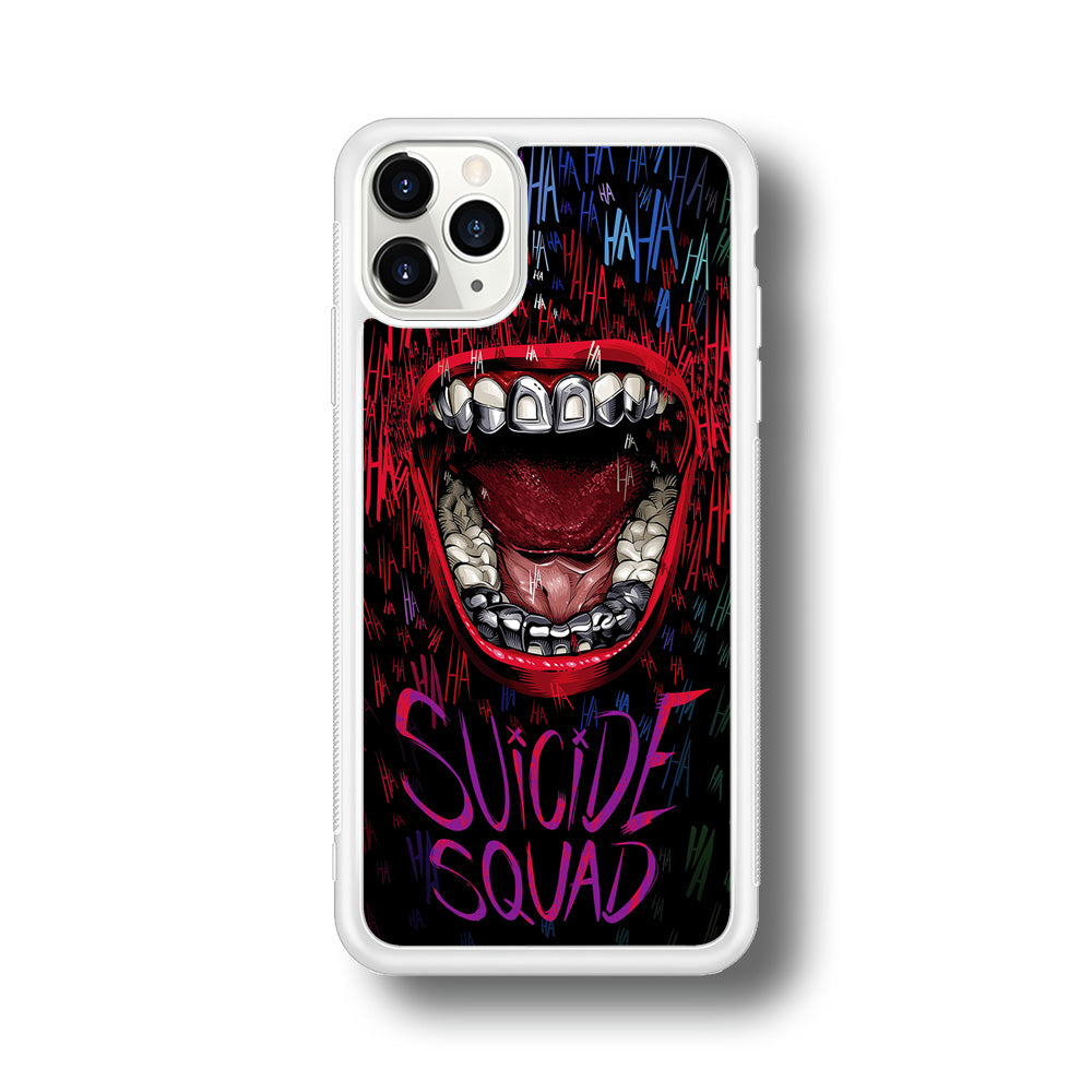 Suicide Squad Art iPhone 11 Pro Max Case-Phone Case-Rubber White (2D Case)-Altracase