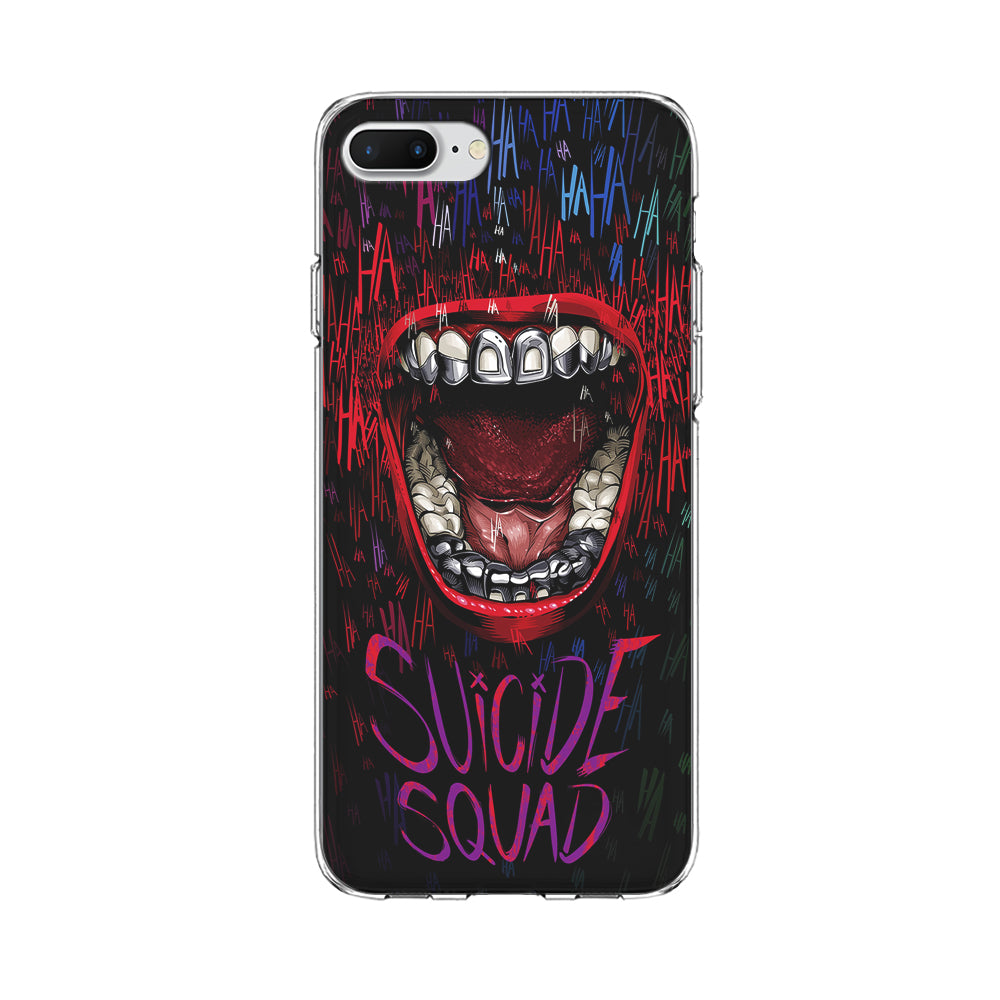 Suicide Squad Art iPhone 8 Plus Case-Phone Case-Clear Soft Case-Altracase