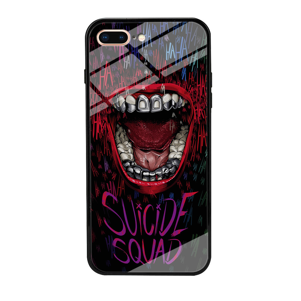 Suicide Squad Art iPhone 8 Plus Case-Phone Case-Tempered Glass Case-Altracase
