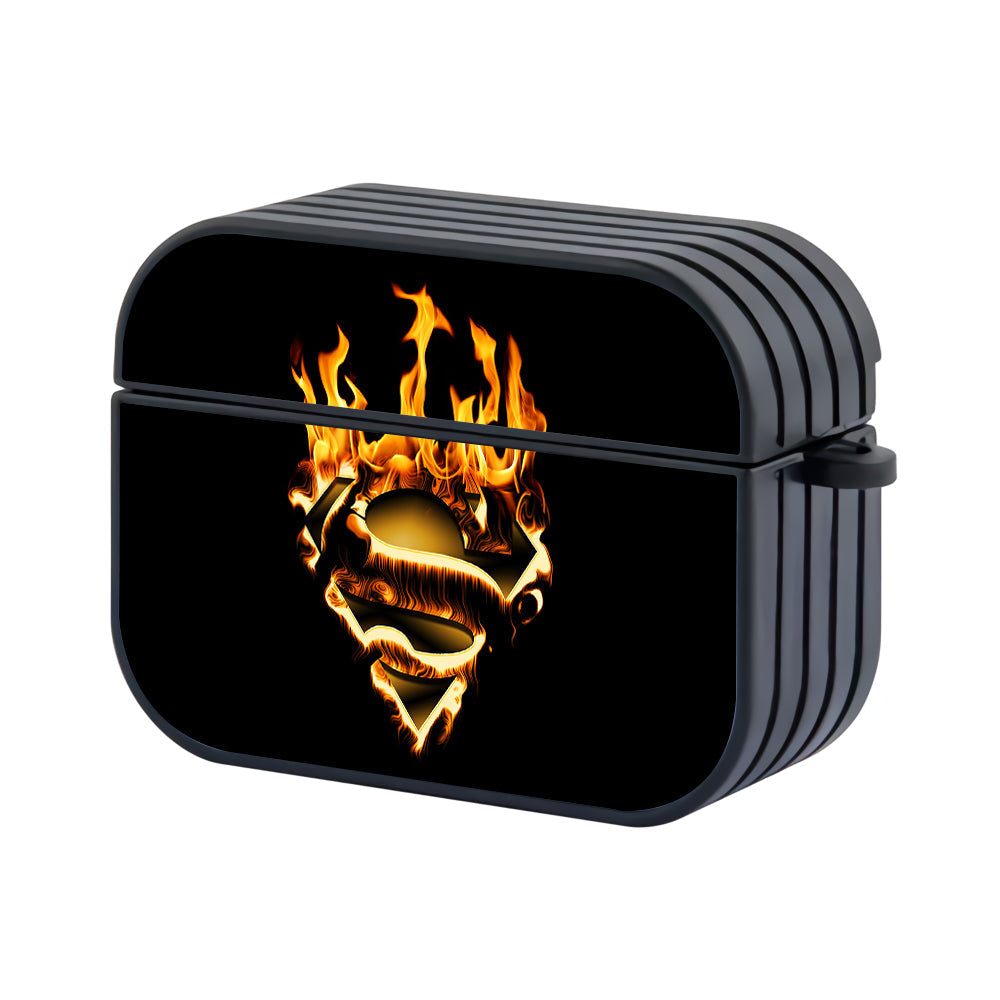 Superman Fire Logo Apple AirPods Pro 3 Case-AirPods Pro 3 Case-Altracase